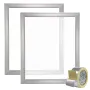 Screen Printing Kit, 2 stykker Aluminium Silke Screen Printing
