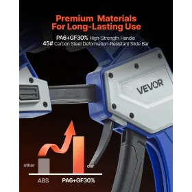 VEVOR Bar Clamps for Woodworking, 2-Pack 60.96 cm One-Handed Clamp/Spreader, Quick-Grip F-Clamp with 154 kg Load Limit, Premium 