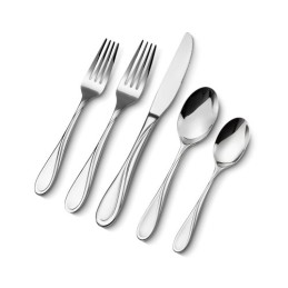 45-Piece Silverware Set Stainless Steel Cutlery Flatware Utensils for 8