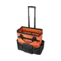 VEVOR Rolling Tool Bag, 110 lbs Load Capacity, 27 Pockets Heavy Duty Roller Tool Bag on Wheels, Adjustable Telescoping Handle & 