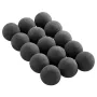 Ceramic Fire Balls, 76 mm 15 Pcs Round Fire Stones, Reusable Lava Rocks Indoor and Outdoor Use, Decorative Fire Pit Rocks for Pr
