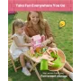 Magnetic Blocks, 100 PCS Princess Castle Set, Magnetic Building Cubes for Kids, STEM Montessori Sensory Toys for Christmas Birth