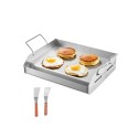 17x13 i flad top bageplade rustfrit stål universal bbq grill pan cookware