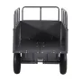Garden Utility Trailer, 17 Cu. Ft & 272 kg Capacity, ATV UTV Hauling Trailer, Tow Behind Steel Dump Cart with 16" Tires, Hand Pu