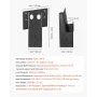 VEVOR Hjortegardinbeslag, udendørs 3,6x3,6 platformsbeslag, passer 3,5x3,5 tommer / 88,9x88,9 mm tømmer, 2204lbs/1000kg