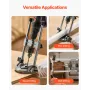 Drill Guide, Multi-Angle Press Portable Precision Drilling Guide Jig Attachment, with Large Handle and Mounting Holes, Aluminum 