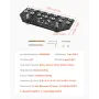 Shelf Pin Jig and Hinge Jig Two-in-One, Aluminum Alloy Cabinet Hardware Hole Drilling Template with 6.4 and 4.8 mm Drill Bits, f