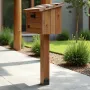 6x6 Post Base 2 Pcs, Inner Size 5.9x5.55 inch / 150x141 mm Post Brackets, Heavy Duty Carbon Steel Decking Posts, Wood Posts Brac