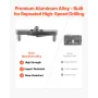 Doweling Jig Kit, Self Centering Dowel Drill Jig for Straight Holes, with Drill Bit Set 6.4 / 7.9 / 9.5 mm and Drill Bit Stop Co