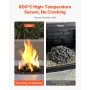 Lava Rocks, 20.32-30.48 mm Fire Stones Lava Rocks For Fire Pit, Reusable Fire Pit Stones Indoor and Outdoor Use, Decorative Fire