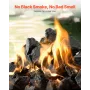Lava Rocks, 20.32-30.48 mm Fire Stones Lava Rocks For Fire Pit, Reusable Fire Pit Stones Indoor and Outdoor Use, Decorative Fire