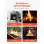 Lava Rocks, 20.32-30.48 mm Fire Stones Lava Rocks For Fire Pit, Reusable Fire Pit Stones Indoor and Outdoor Use, Decorative Fire
