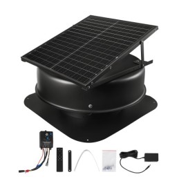 Solar Roof Attic Dowt -fan 50W med smart termostat fjernbetjening