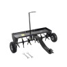 40" Tow Behind Plug Aerator with Universal Hitch Lawn Aerator Tow Behind