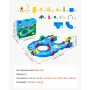 VEVOR Water Table for Toddlers, Kids Activity Play Waterway, Outdoor Summer Water Park Playset with 39PCS Accessories for Backya