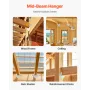 Hurricane Ties for Rafter, Inner Size 5.31x1.57x2.48 in / 135x40x63 mm, Heavy Duty Hurricane Straps, Heavy Duty Rafter Ties Brac