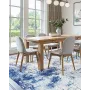 VEVOR Area Rug, 5 x 7 ft Large Washable Rug, Non-Slip and Tear-Resistant Soft Carpet, Pet & Child Friendly Modern Area Rugs, Ind