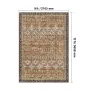 VEVOR Area Rug, 9 x 12 ft Large Washable Rug, Non-Slip and Tear-Resistant Soft Carpet, Pet & Child Friendly Vintage Area Rugs, I