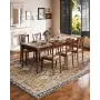 Area Rug, 9 x 12 ft Large Washable Rug, Non-Slip and Tear-Resistant Soft Carpet, Pet & Child Friendly Vintage Area Rugs, Indoor 