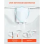 Bidet Attachment for Toilet, Self-Cleaning Bidet Toilet Seat Attachment - Dual Retractable Nozzles, Adjustable Water Pressure, E