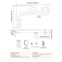 VEVOR Bidet Attachment for Toilet, Self-Cleaning Bidet Toilet Seat Attachment - Dual Retractable Nozzles, Adjustable Water Press