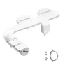 Bidet Attachment for Toilet, Self-Cleaning Bidet Toilet Seat Attachment - Dual Retractable Nozzles, Adjustable Water Pressure, E