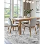 område tæppe, 6 x 9 ft stort vaskbart Boho tæppe, skridsikkert