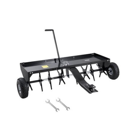 48 "TOW bag plug aerator med universal hitch græsplæne luftfart