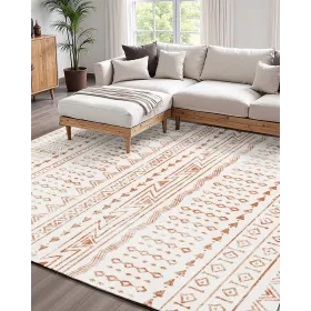 VEVOR Area Rug, 5 x 7 ft Large Washable Rug, Non-Slip and Tear-Resistant Soft Carpet, Pet & Child Friendly Modern Area Rugs, Ind