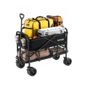 Double Decker Wagon Collapsible 300L & 450 lbs Heavy Duty Folding Cart
