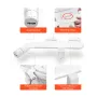 Bidet Attachment for Toilet, Non-Electric Bidet Toilet Seat Attachment - Dual Retractable Nozzles, Adjustable Cold Water Pressur