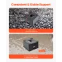 Trailer Jack Block, 6" High Heavy Duty RV Leveling Block with 6000 lbs Capacity, RV Jack Stand, Motorcycle Stand, Stool, Camper 
