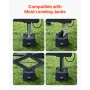 Trailer Jack Block, 6" High Heavy Duty RV Leveling Block med