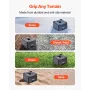 Trailer Jack Block, 6" High Heavy Duty RV Leveling Block with 6000 lbs Capacity, RV Jack Stand, Motorcycle Stand, Stool, Camper 