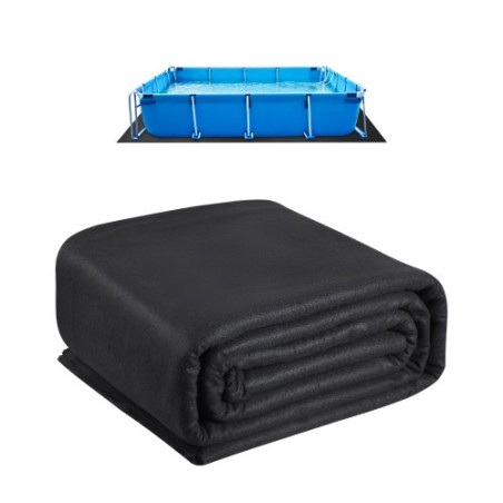 12x24ft Rectangle Pool Liner Pad Heavy Duty Pool Mat Prevent Punctures