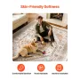 Area Rug, 9 x 12 ft Large Washable Rug, Non-Slip and Tear-Resistant Soft Carpet, Pet & Child Friendly Vintage Area Rugs, Indoor 