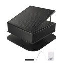 Solar Roof Attic Exhaust Fan 35W with Smart Thermostat Brushless Motor