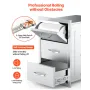 VEVOR Outdoor Kitchen Drawers, 16.5"W x 29"H x 20.5"D Triple Access Drawers, Stainless Steel Flush Mount Cabinets, BBQ Island Dr