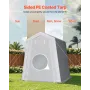 Outdoor Storage Shed, 6 x 6 ft Portable Storage Tent with Roll-up Door & Vents, Waterproof Canopy Shed Shelter, Heavy Duty Frame