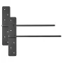 T Shelf Brackets 2 Pcs, 200 lbs/90 kg Weight Capacity, 16x2.89x12 in / 406.4x73.5x304.8 mm, Solid Steel Heavy Duty Brackets for 