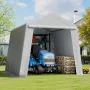 udendørs opbevaringsskur, 8 x 8 fod bærbart opbevaringstelt med