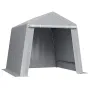 VEVOR Outdoor Storage Shed, 8 x 8 ft Portable Storage Tent with Roll-up Door & Vents, Waterproof Canopy Shed Shelter, Heavy Duty