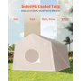 Outdoor Storage Shed, 10 x 15 ft Portable Storage Tent with 2 Roll-up Doors & Vents, Waterproof Canopy Shed Shelter, Heavy Duty 