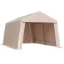 VEVOR Outdoor Storage Shed, 10 x 15 ft Portable Storage Tent with 2 Roll-up Doors & Vents, Waterproof Canopy Shed Shelter, Heavy