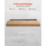 Floating Shelf Bracket 1 Pack, 230 lbs/104 kg Weight Capacity, 46x6.2x3 inch / 1168.4x157.4x76.2 mm, Heavy Duty Hidden Shelf Bra