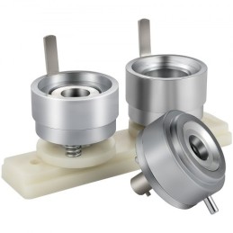 Badge Punching Die 1-1/4 inch/32mm Round Punching Die with ABS Slide Button Die Carbon Steel Badge Maker Part Aluminum Alloy