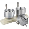 Badge Punching Die 1-1/4 inch/32mm Round Punching Die with ABS Slide Button Die Carbon Steel Badge Maker Part Aluminum Alloy