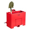Ballast Box 3 -punkts kategori 1 Traktor Hurtigt hitch -modvægt rød