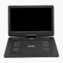 Portable DVD Player, 15.6 inch HD Swivel Display Screen, 4.5-5 H Built-in Rechargeable Battery, Dual Speakers, Support Sync TV/U