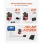 Electric Fence Charger, 10kV 3J, AC DC Electric Fence Energizer with LED Indicator, 3 KM Range, Powerful Plug-in Fences Charger,